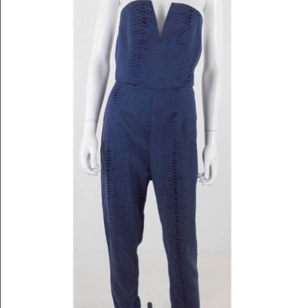 Snake print missguided jumpsuit